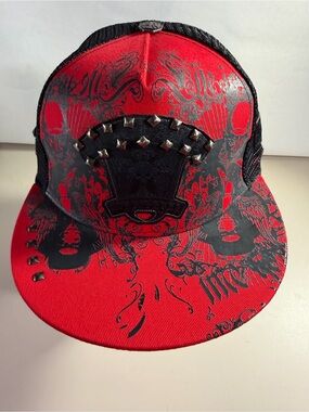 NWT BLAC LABEL 1968 SNAPBACK HAT (RED) Cap